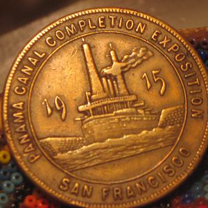 1915 Panama Pacific World's Fair in San Francisco Reverse