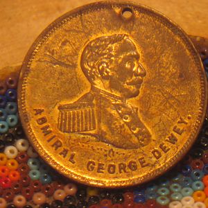 1899 Admiral Dewey Borax Soap Token Obverse