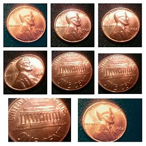US Penny w/ error - doubling