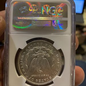 MS63 1896 S$1 Morgan  Rev