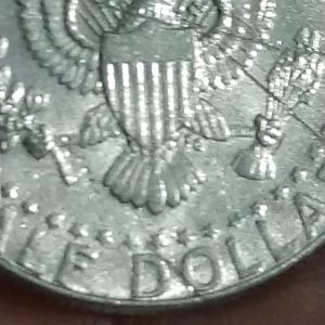 1997 X on Back Half Dollar