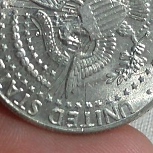 1997 X on Back Half Dollar