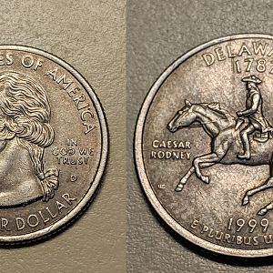 1999D Delaware Quarter