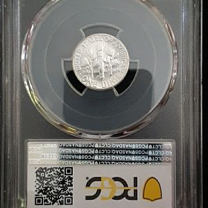 1964-D Dime reverse