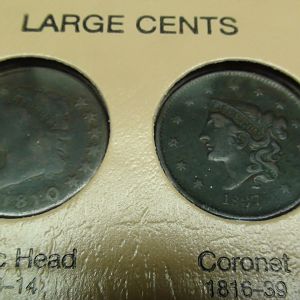 1810 and 1837 cents