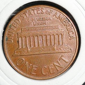 1959D Lincoln cent Error reverse