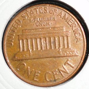 1962D Lincoln cent error reverse