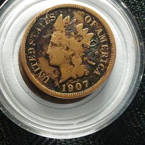 1907 Indian Head Cent