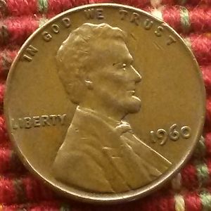 1960 Lincoln cent
