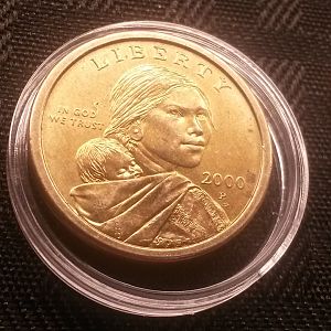2000P Gold Dollar Coin