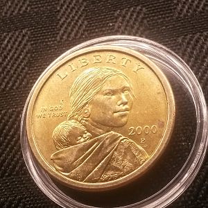 2000P Gold Dollar Coin