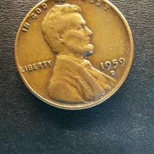 1959D Lincoln cent
