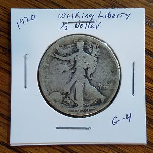 1920 Walking Liberty obverse