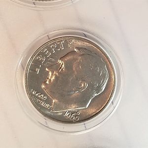 1969 D Dime