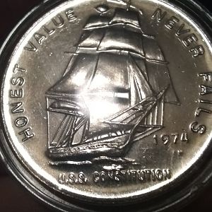 1974 CONSTITUTION MINT / U.S.S. Constitution