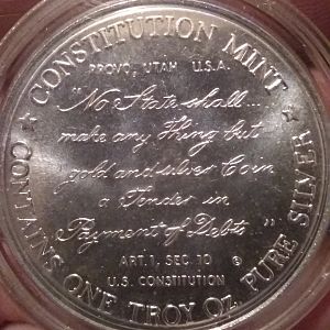 1974 Constitution Mint Coin/ U.S.S. Constitution