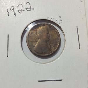 1922 US PENNY CENT COIN