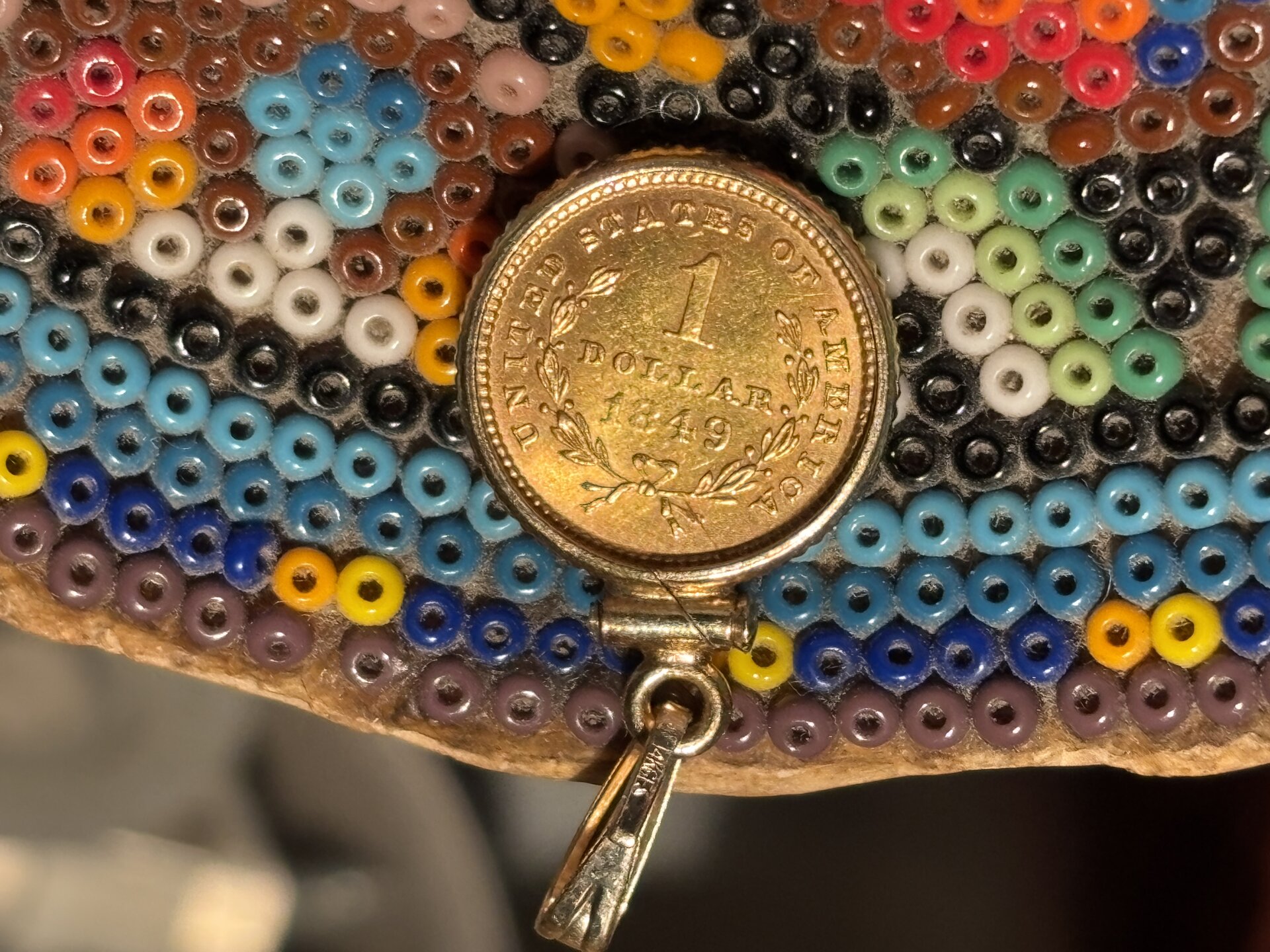 1849 Gold Dollar Coin, these normally sell for top dollar even in jewelry!