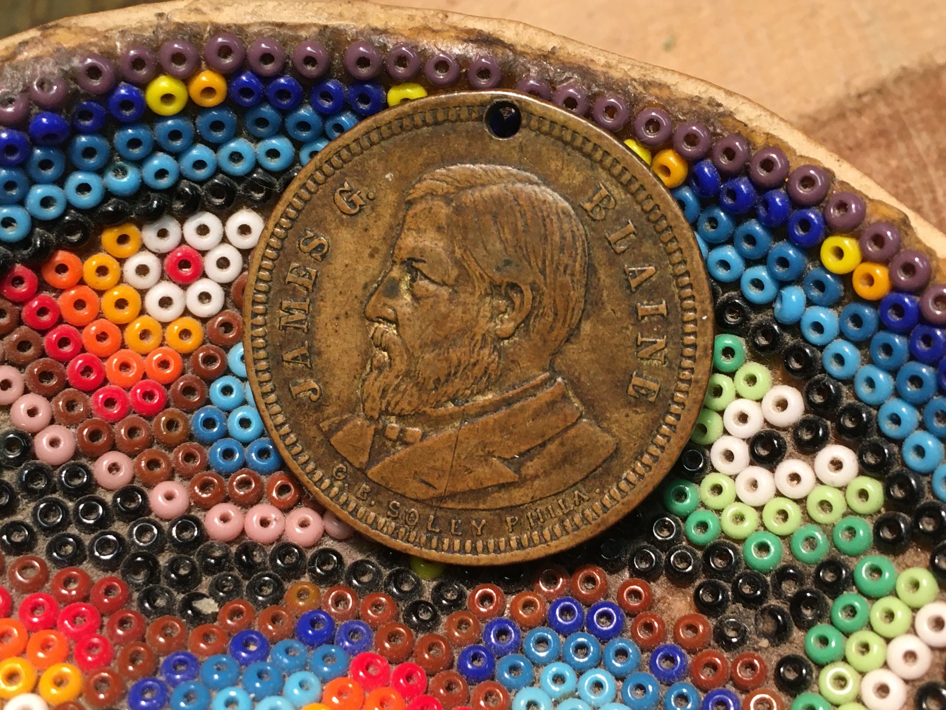 1884 James G. Blaine Republican Candidate for President-Reverse