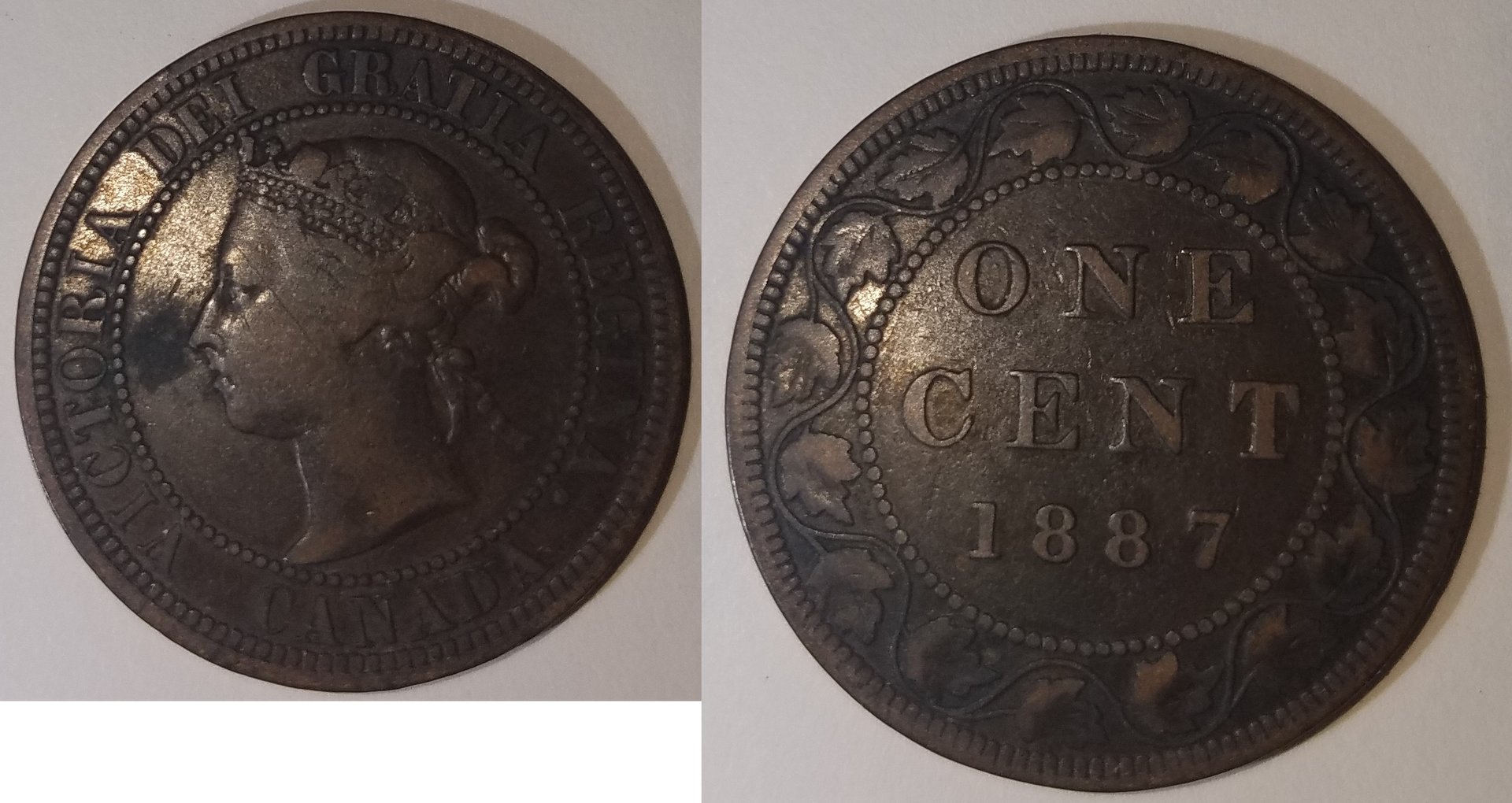 1887 CANADIAN CENT