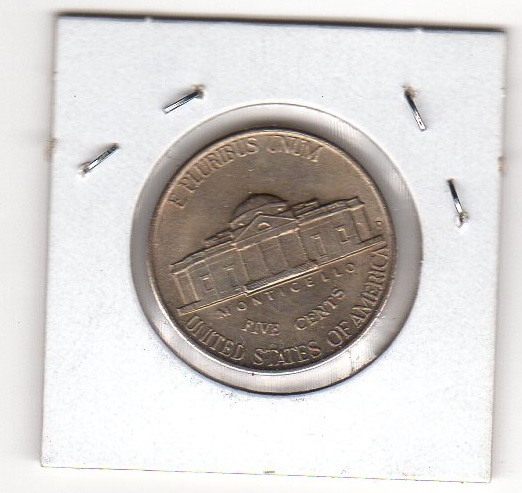 1938-D Jefferson nickle