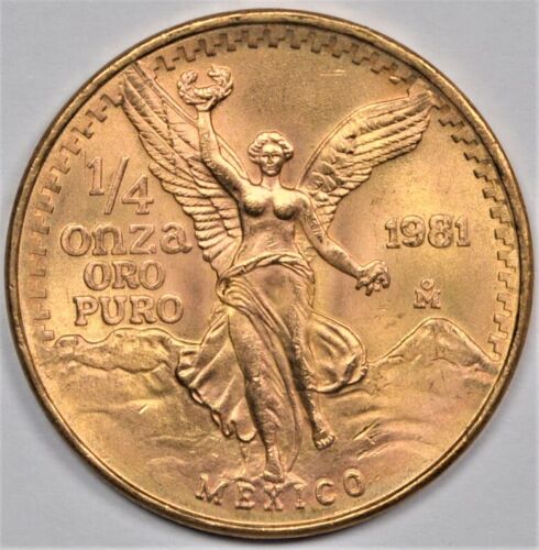1981 Mexico Gold Libertad 1/4 Ounce