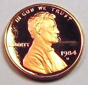 1984 S Lincoln Proof Ob