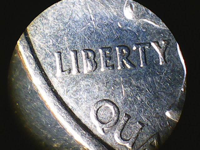 (4) Filled B's in LIBERTY.