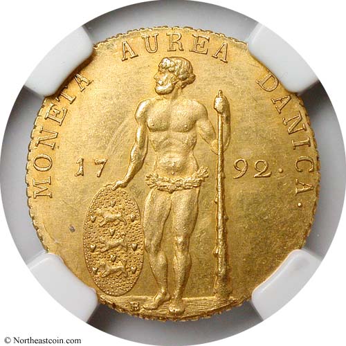 Denmark 1792 Ducat