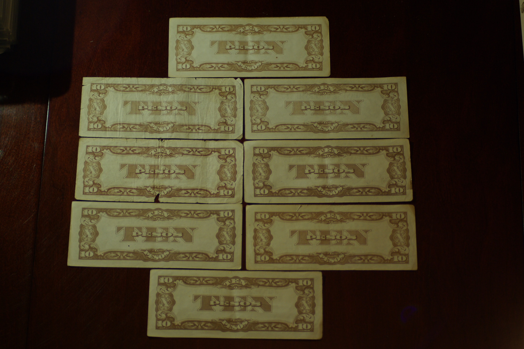 Japanese Govt 10 Pesos (8) REV