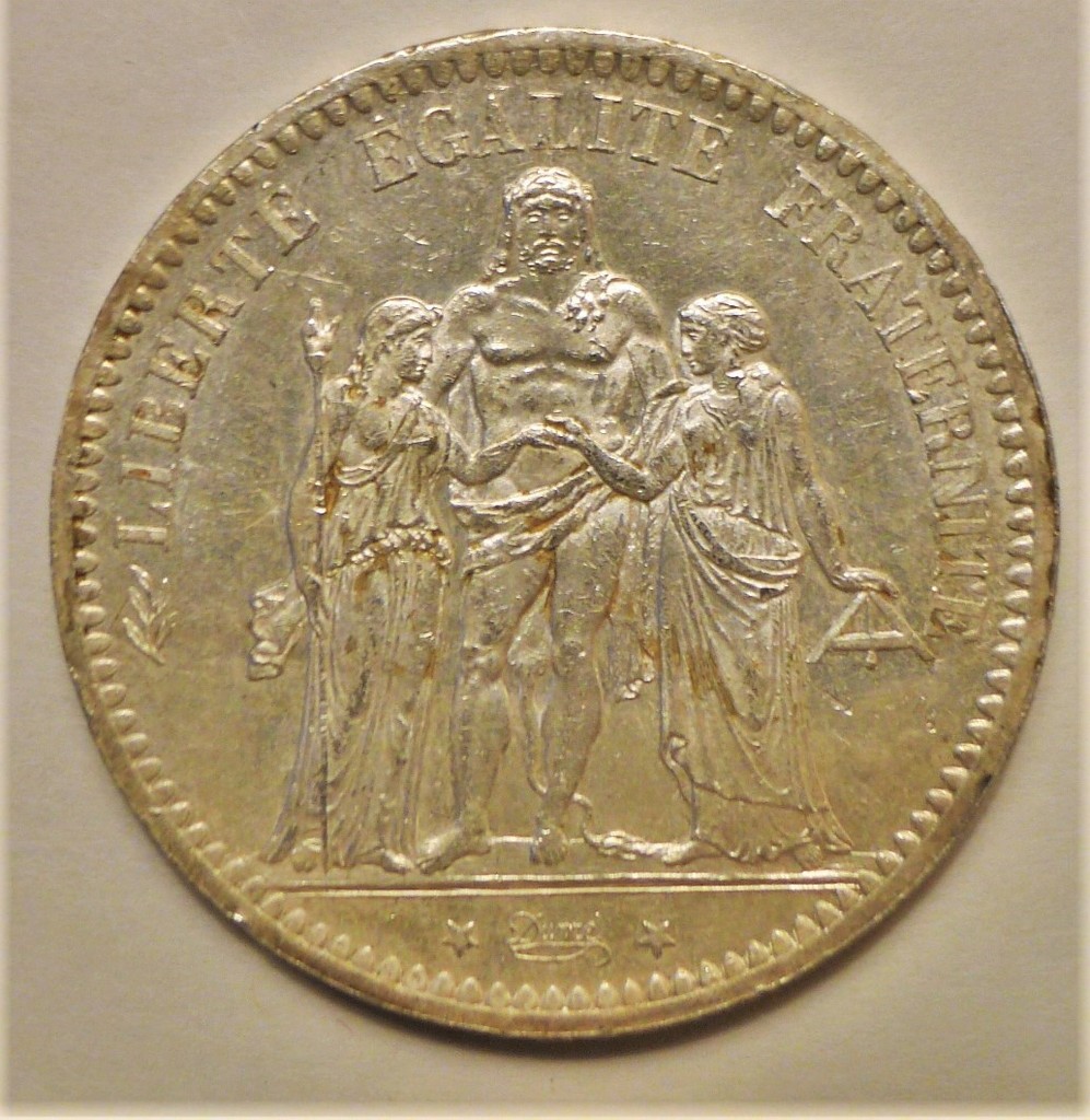 5 франков 1873 года цена в украине