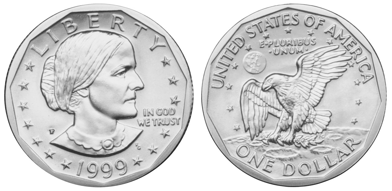 Нашел 1 доллар. Доллар Сьюзен Энтони. 1 Доллар США. Монета 1 доллар США. Доллар Энтони 1999.