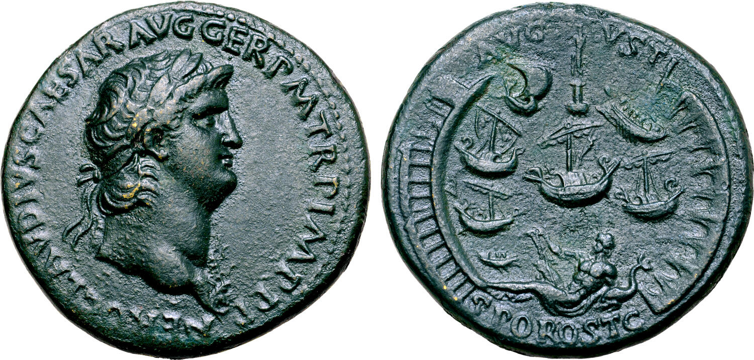 Interesting Roman As reverse types - Annona, the Modius, and the Grain ...